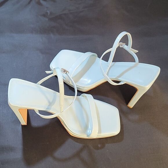 BRAND NEW FOREVER 21 SQUARE TOE BLOCK HEEL SANDAL G1 - Picture 8 of 15